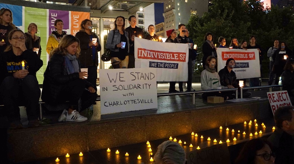 El sur de Florida realizó vigilia en solidaridad con Charlottesville